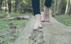 person walking outside