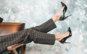 person laying in chair